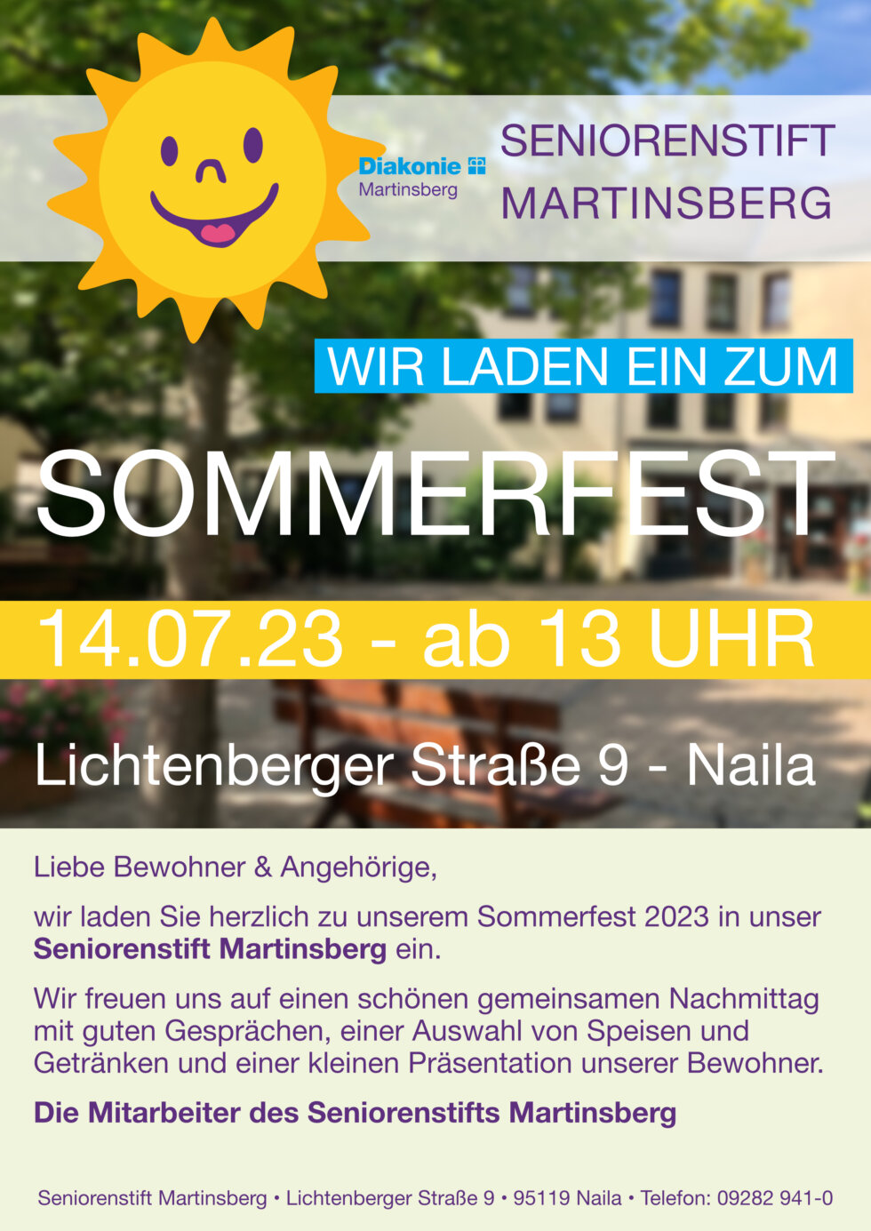 Sommerfest Diakoniewerk Martinsberg E V